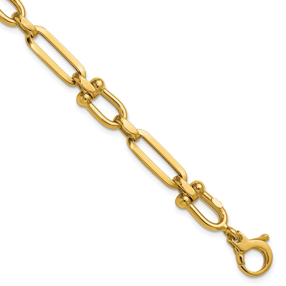 Polished Link Bracelet 7.75" - 7.35mm