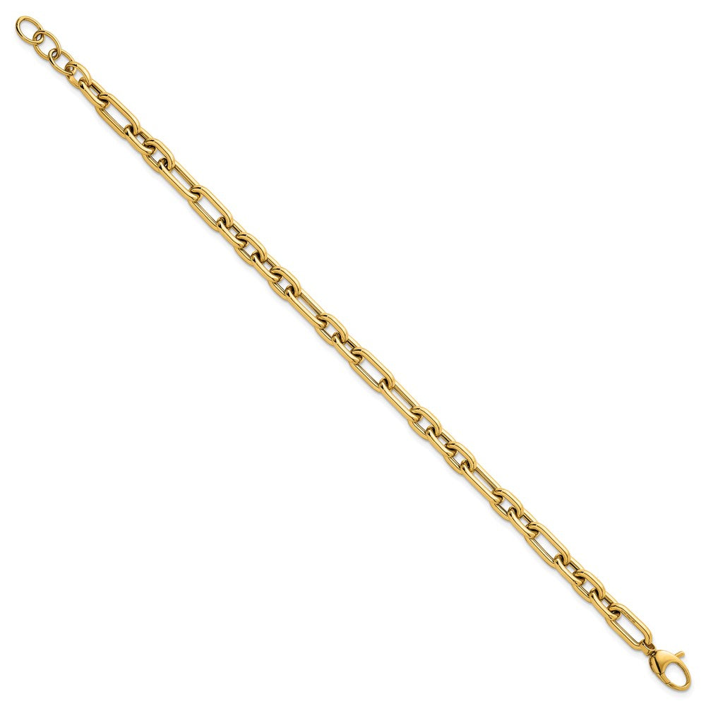 Polished Fancy Open Link w/ .5in ext. Bracelet