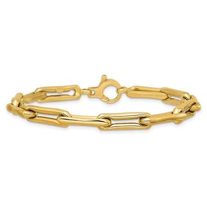 Polished 7.5 Fancy Link Bracelet 7.5" - 5.7mm