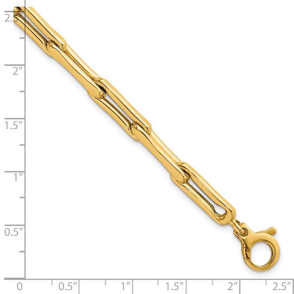 Polished 7.5 Fancy Link Bracelet 7.5" - 5.7mm
