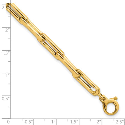 Polished 7.5 Fancy Link Bracelet 7.5" - 5.7mm