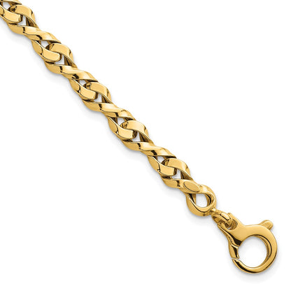 Polished Fancy Link Bracelet 7.5" - 4.7mm