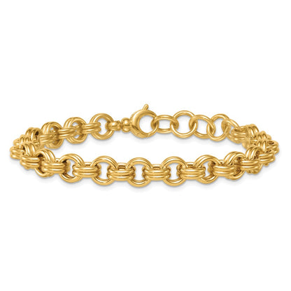 Polished Open Link w/.75in ext. Bracelet