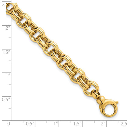 Polished Open Link w/.75in ext. Bracelet
