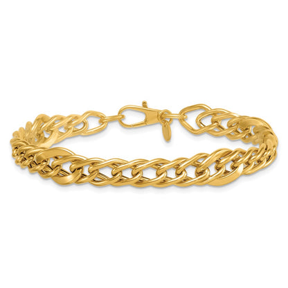 Polished Multi Link Bracelet 8"