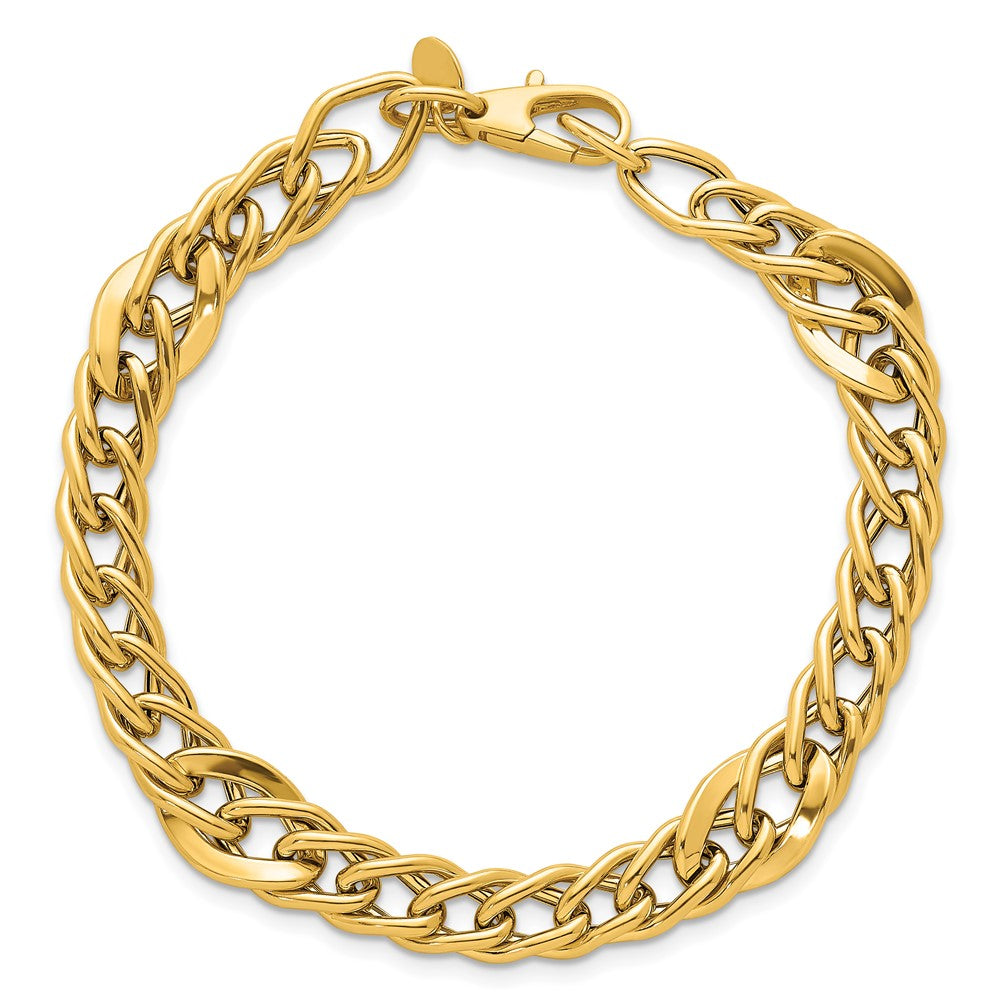 Polished Multi Link Bracelet 8"