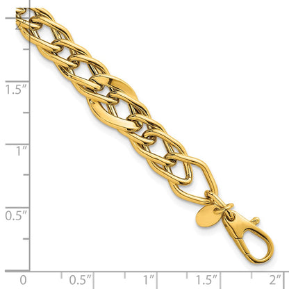 Polished Multi Link Bracelet 8"