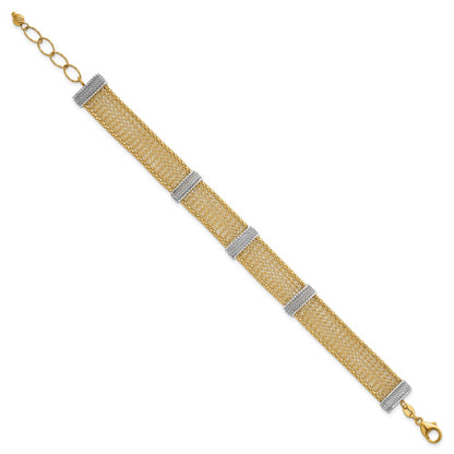 Textured Mesh with 1in ext Bracelet