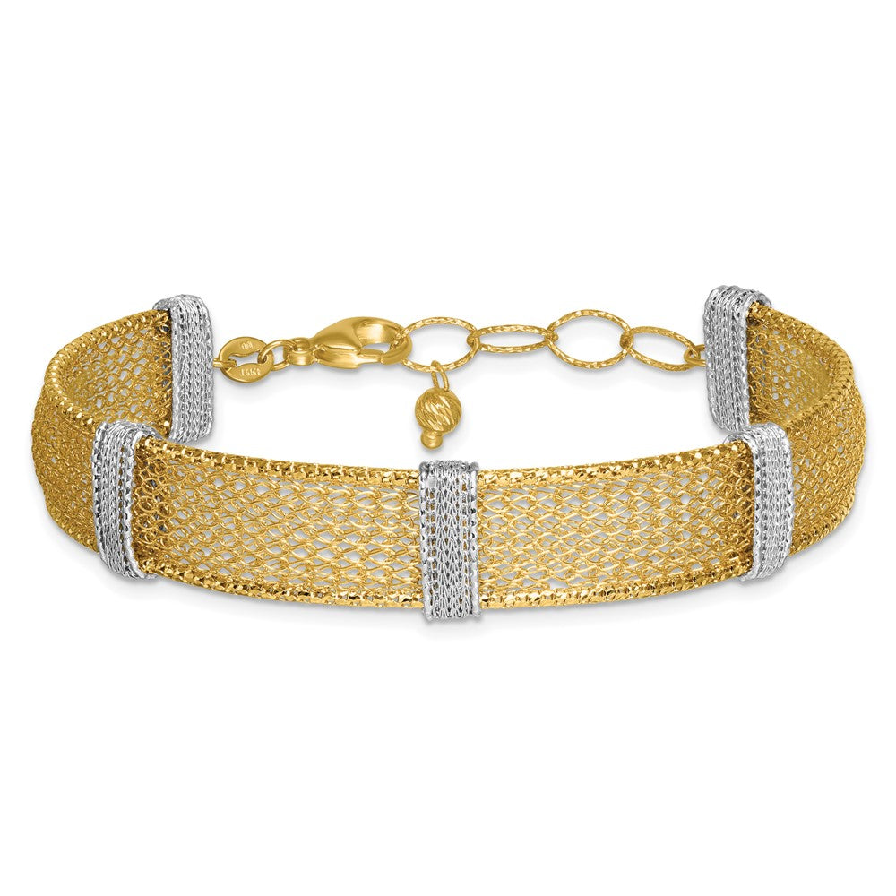 Textured Mesh with 1in ext Bracelet