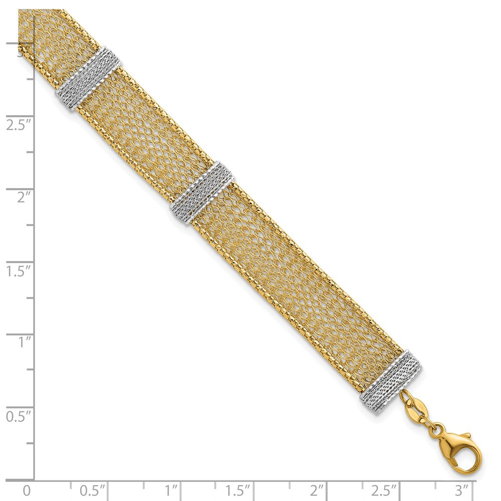 Textured Mesh with 1in ext Bracelet