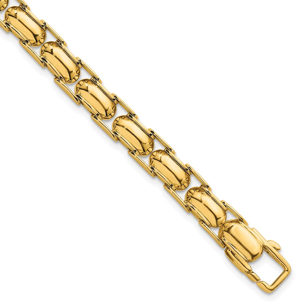 Polished Fancy Link Bracelet 7.5" - 6.9mm