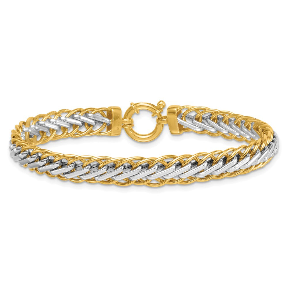 Polished Fancy Link Bracelet 7.5" - 7.6mm