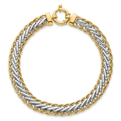 Polished Fancy Link Bracelet 7.5" - 7.6mm