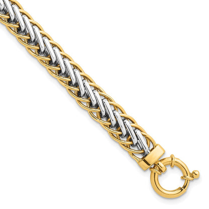 Polished Fancy Link Bracelet 7.5" - 7.6mm