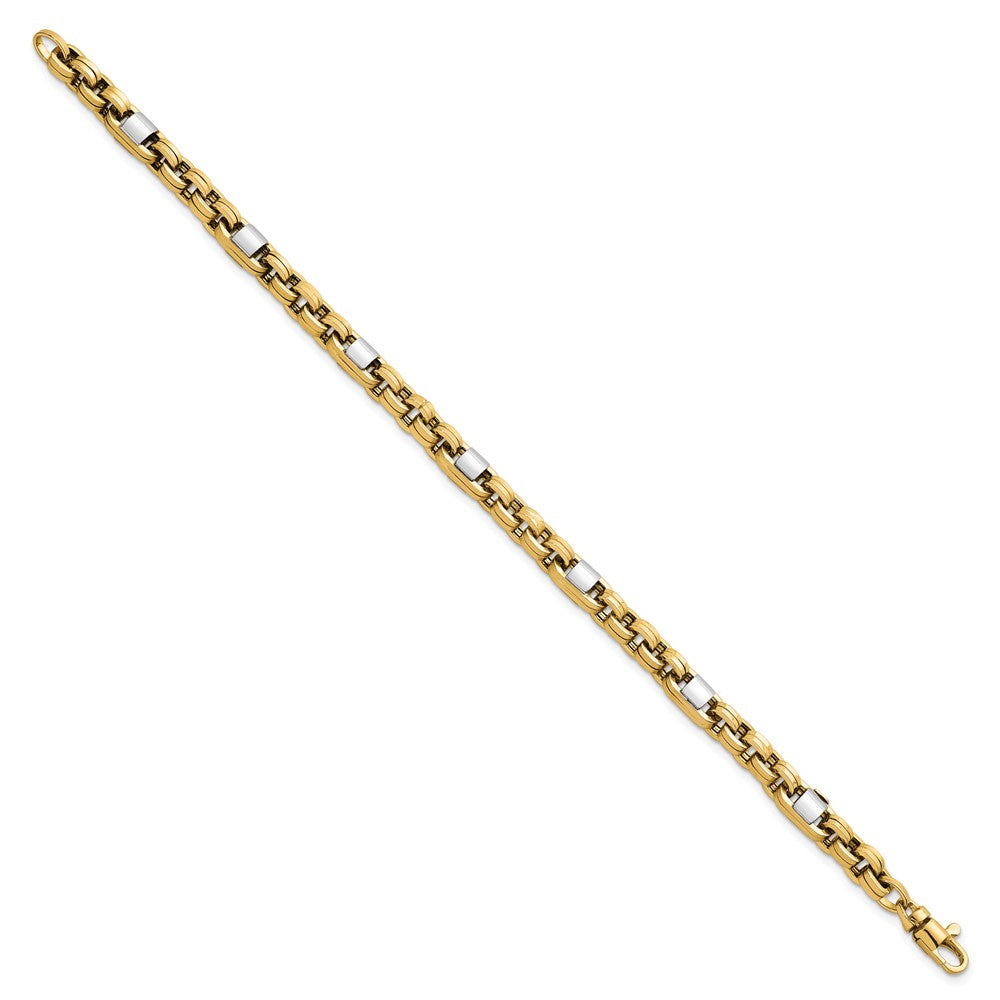 Polished Link Bracelet 7.5" - 5mm