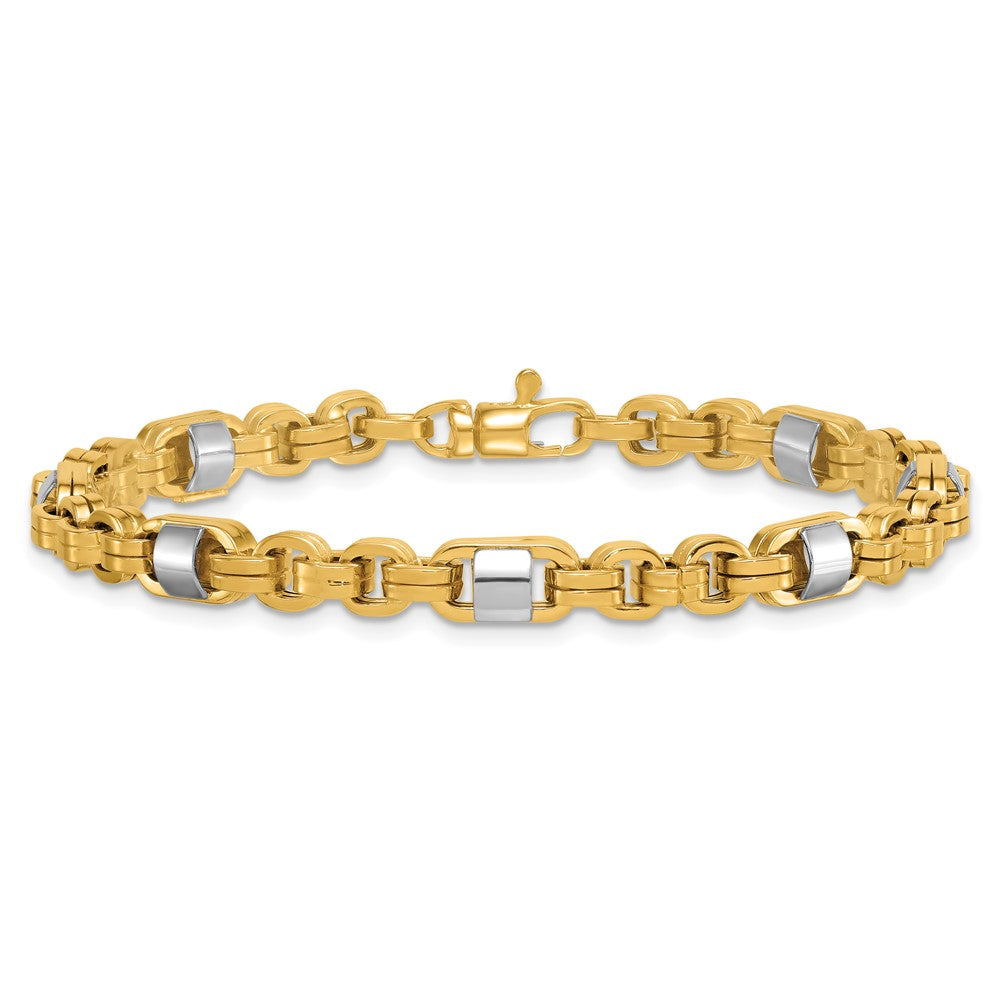 Polished Link Bracelet 7.5" - 5mm