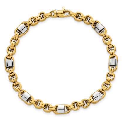Polished Link Bracelet 7.5" - 5mm