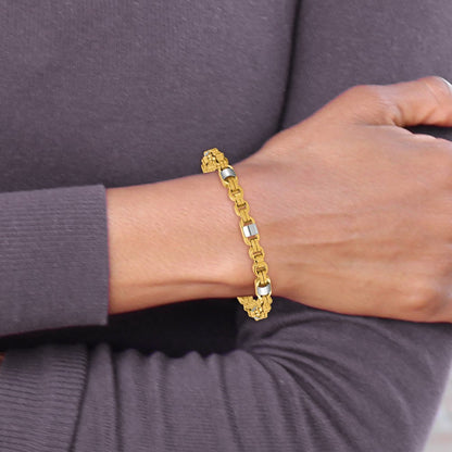 Polished Link Bracelet 7.5" - 5mm