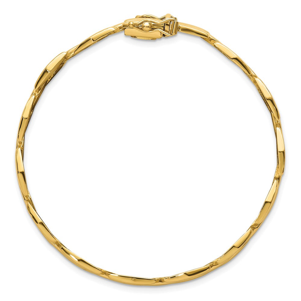 Polished Fancy Link Bracelet 7.5" - 10.82mm