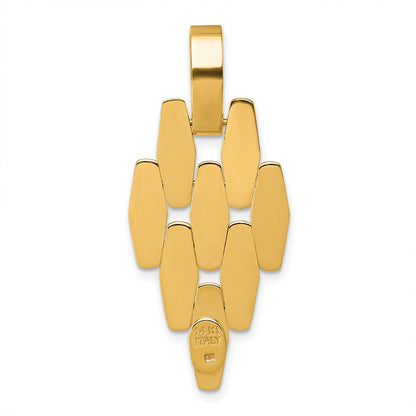 Polished Fancy Link Dangle Pendant