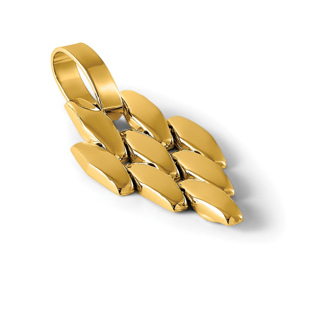 Polished Fancy Link Dangle Pendant