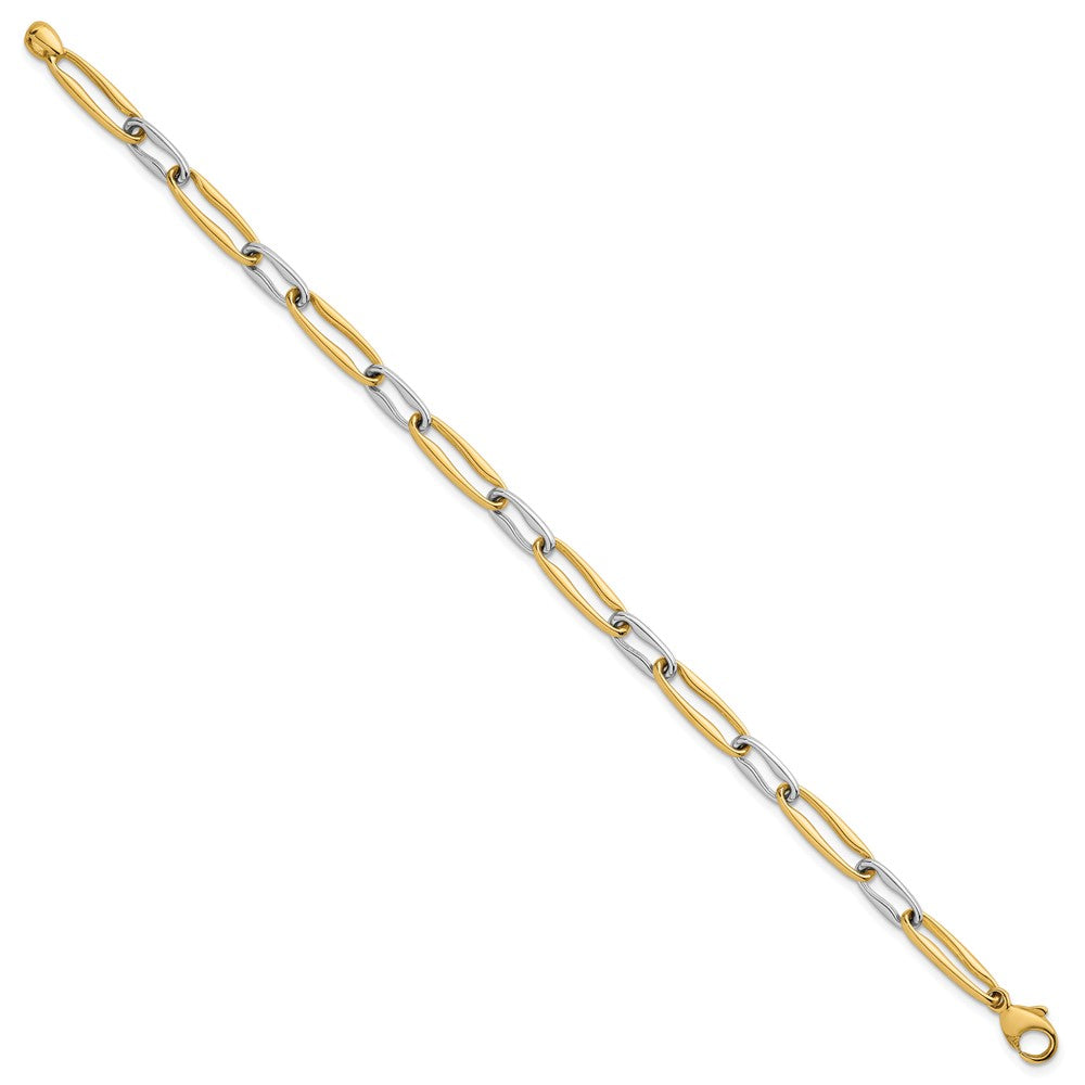 Polished Link 5.75mm Bracelet 7.5"