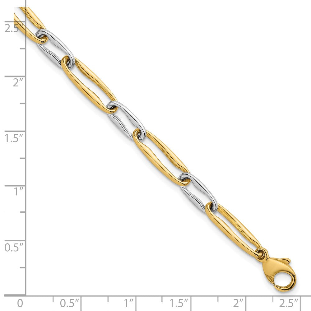 Polished Link 5.75mm Bracelet 7.5"