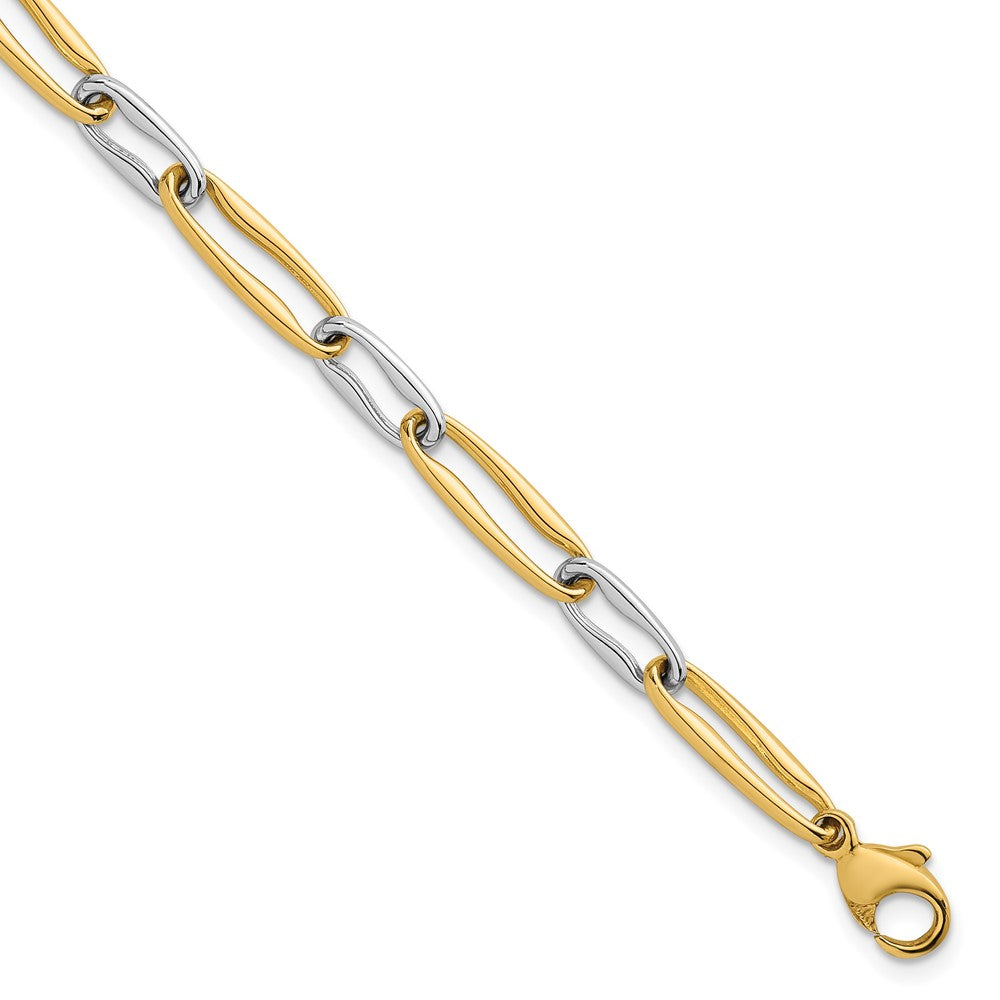 Polished Link 5.75mm Bracelet 7.5"