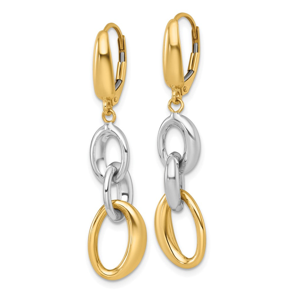 Polished Fancy Link Earrings