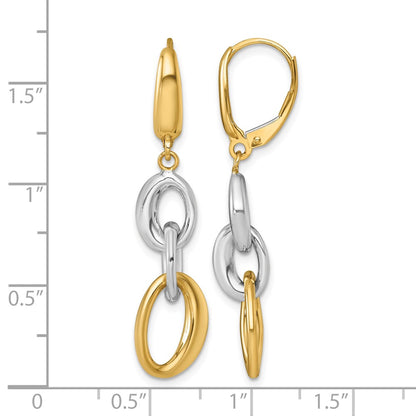 Polished Fancy Link Earrings