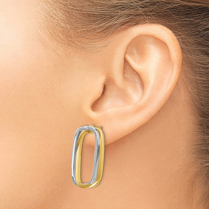 Fancy Versatile Rectangle Post Earrings