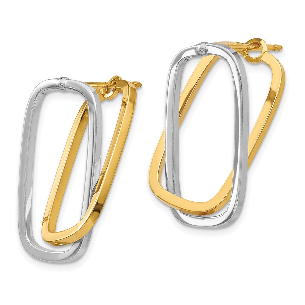 Fancy Versatile Rectangle Post Earrings
