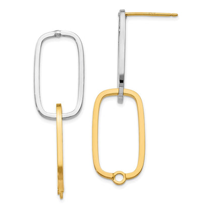 Fancy Versatile Rectangle Post Earrings