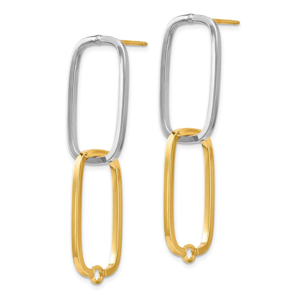 Fancy Versatile Rectangle Post Earrings