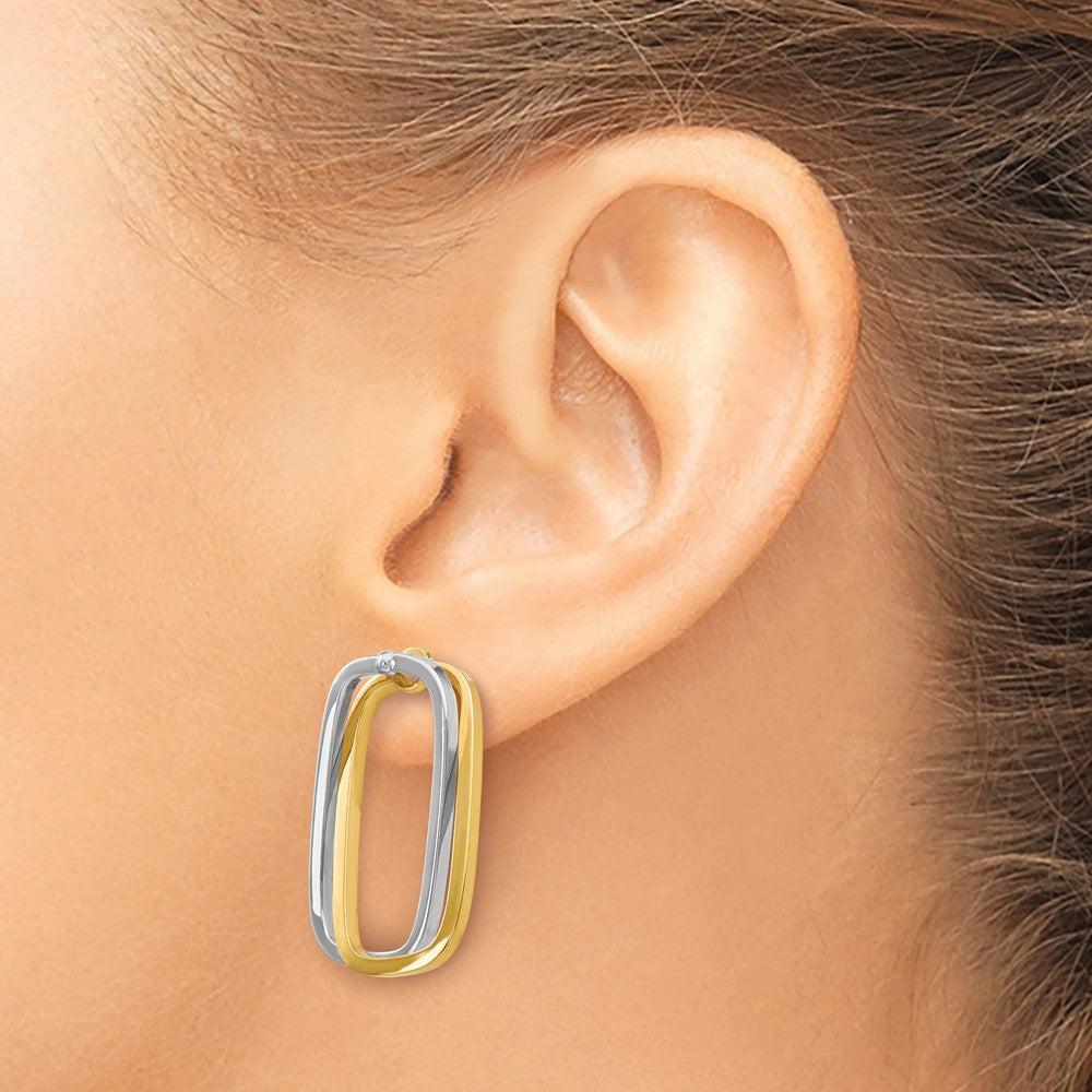 Fancy Versatile Rectangle Post Earrings