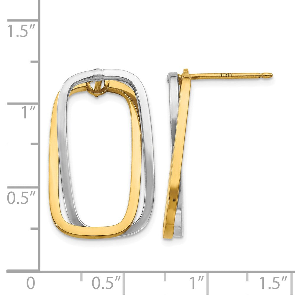 Fancy Versatile Rectangle Post Earrings