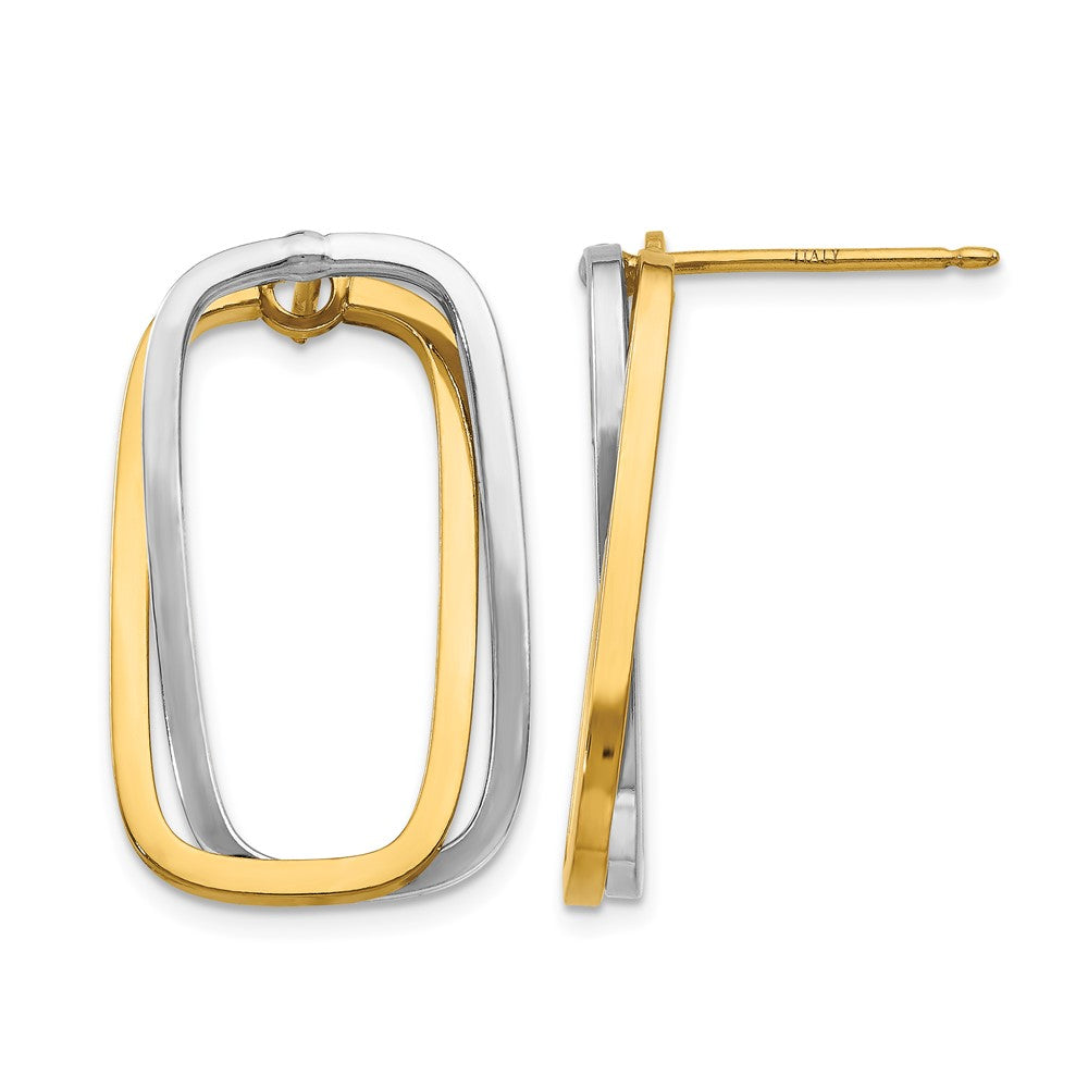 Fancy Versatile Rectangle Post Earrings