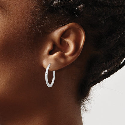 Hoop Earrings - 2mm