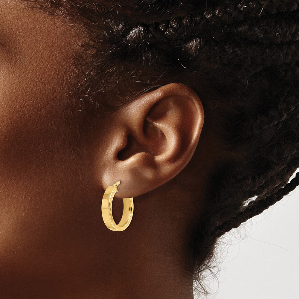 Polished Hoop Earrings - 18.85mm