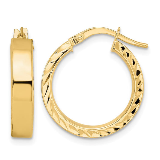 Polished Hoop Earrings - 18.85mm