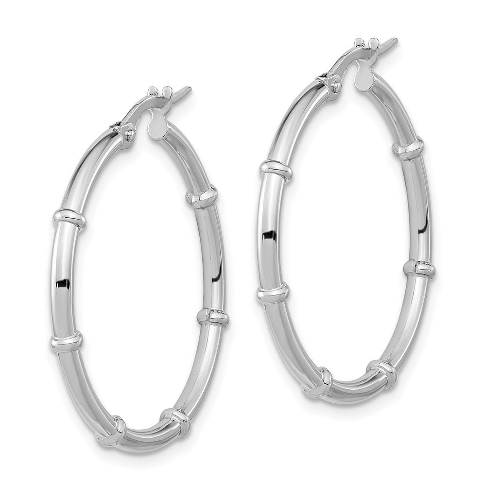 Polished Fancy Hoop Earrings - 2mm, 1.93-2.1g