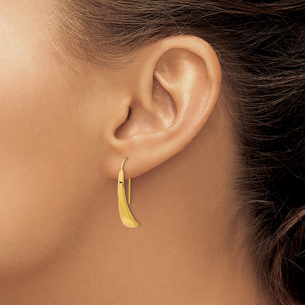 Polished Wire Hollow Earrings