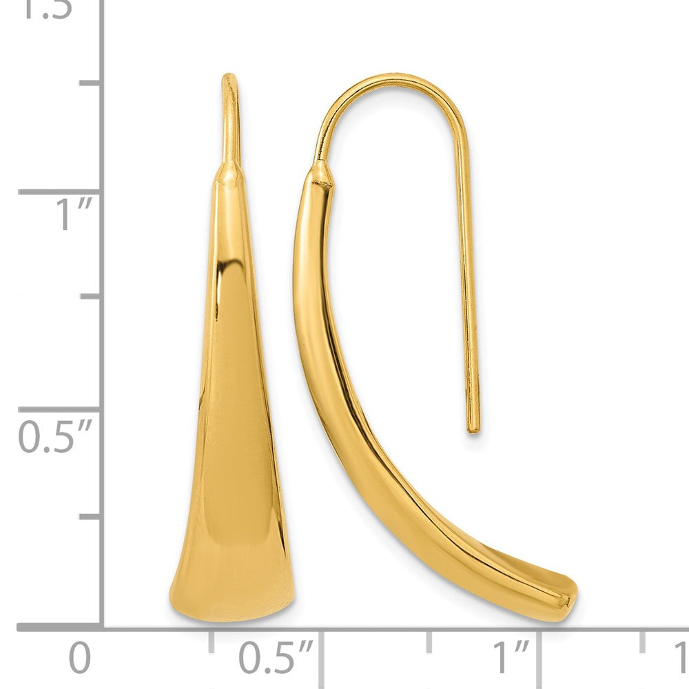 Polished Wire Hollow Earrings