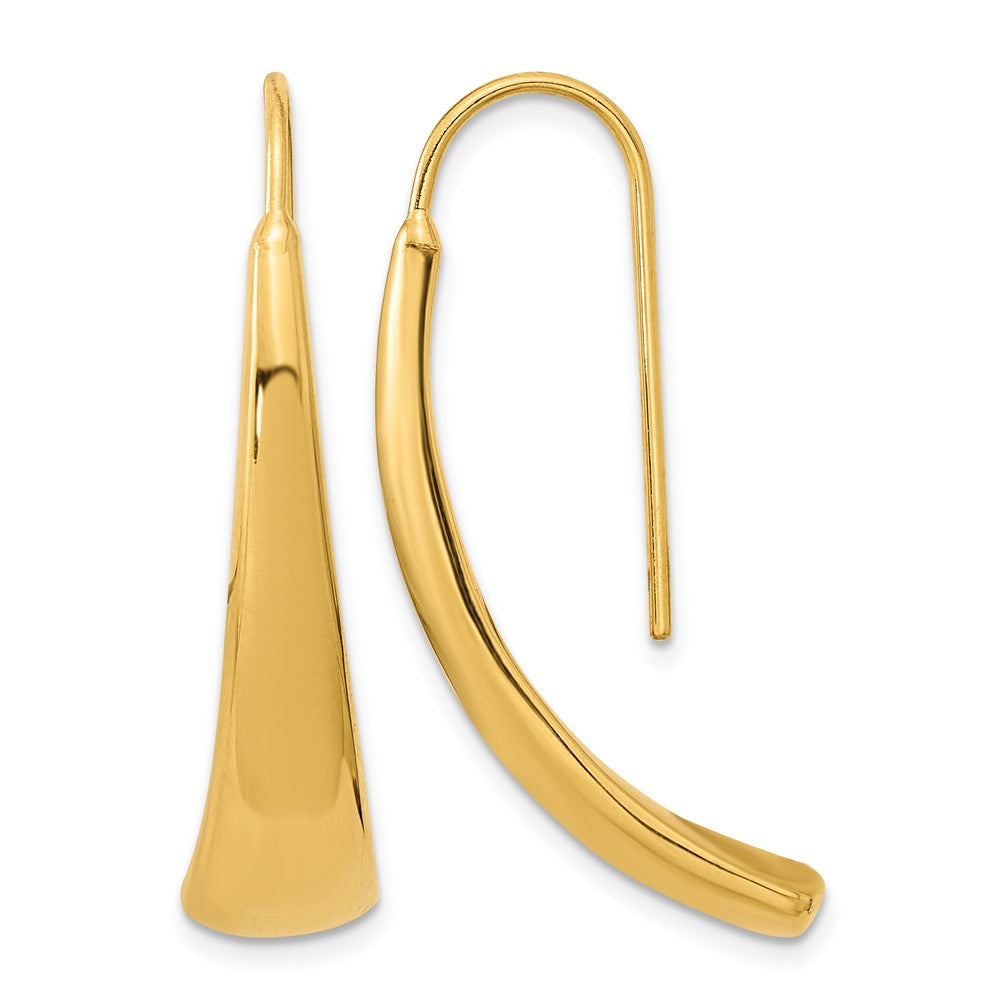 Polished Wire Hollow Earrings