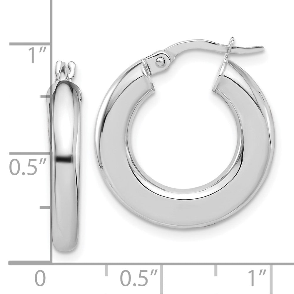 Polished Tube Hoop Earrings