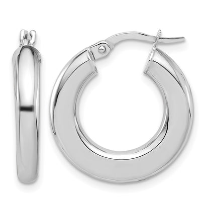 Polished Tube Hoop Earrings