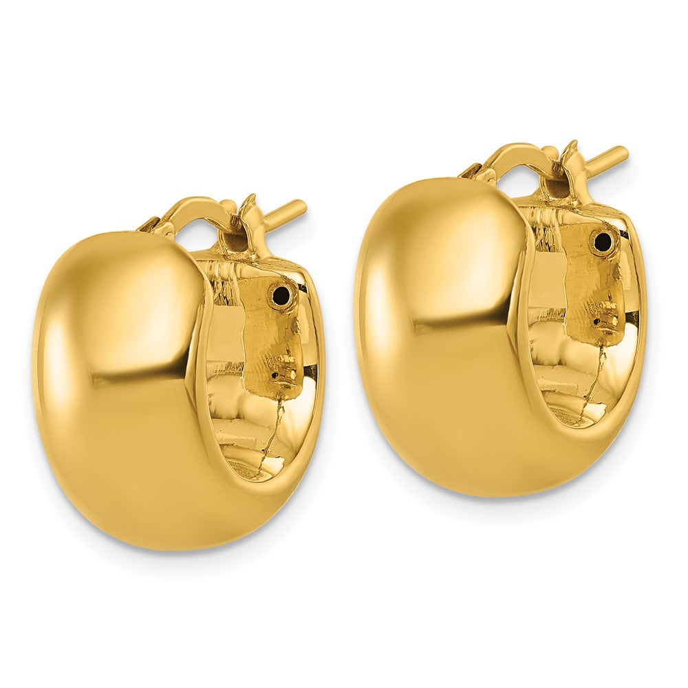 Polished Hoop Earrings - 17.28mm
