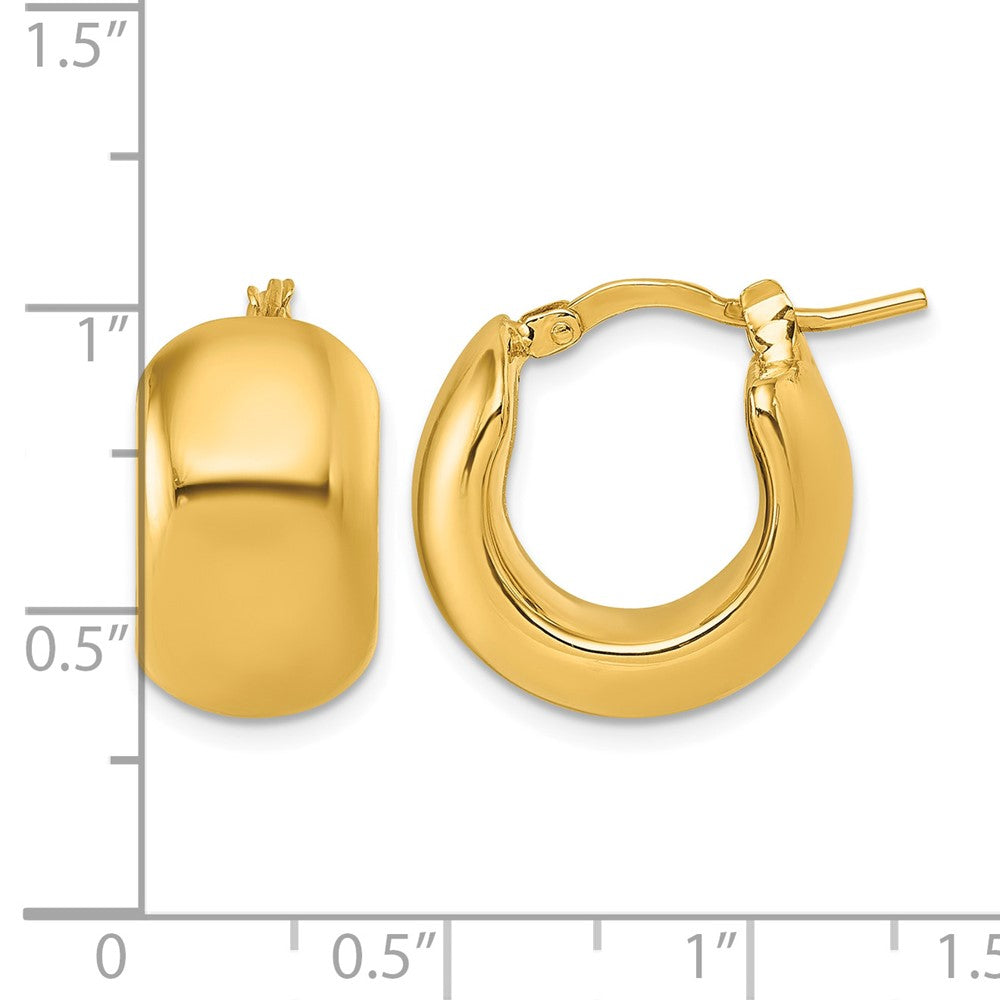 Polished Hoop Earrings - 17.28mm