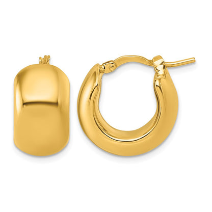 Polished Hoop Earrings - 17.28mm