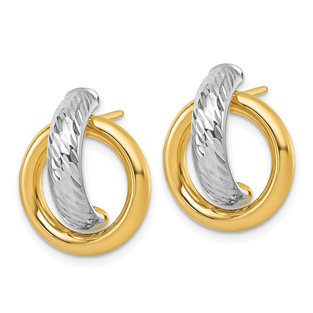 Polished and D/C Post Earrings